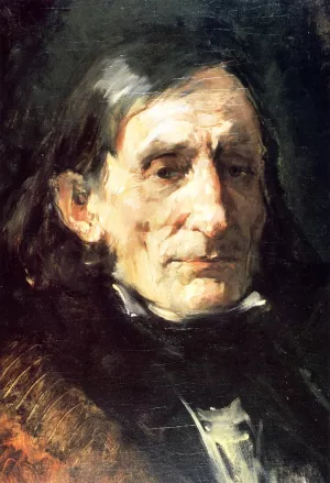 The Music Master Oil painting by Frank Duveneck