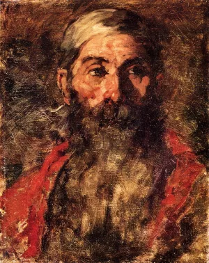 The Old Philosopher by Frank Duveneck - Oil Painting Reproduction