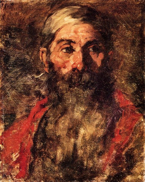 The Old Philosopher by Frank Duveneck - Hand-Painted Oil Painting Reproduction
