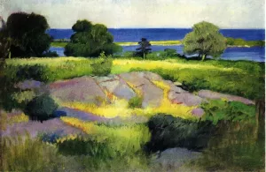 Tidelands Oil painting by Frank Duveneck