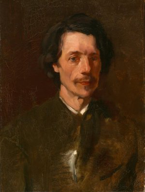 Walter Shirlaw by Frank Duveneck Oil Painting