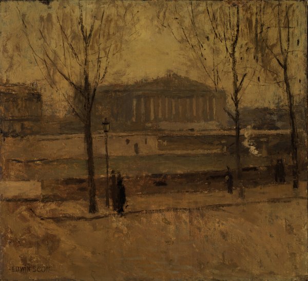 Chambre Des Deputes No. 1 by Frank Edwin Scott - Hand-Painted Oil Painting Reproduction