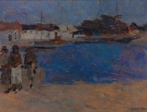 Cote aux Environs de Cherbourg by Frank Edwin Scott Oil Painting