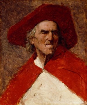 Homme au Chapeau Rouge by Frank Edwin Scott Oil Painting