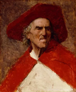 Homme au Chapeau Rouge by Frank Edwin Scott Oil Painting