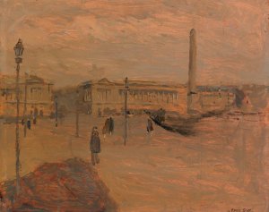 La Concorde by Frank Edwin Scott Oil Painting