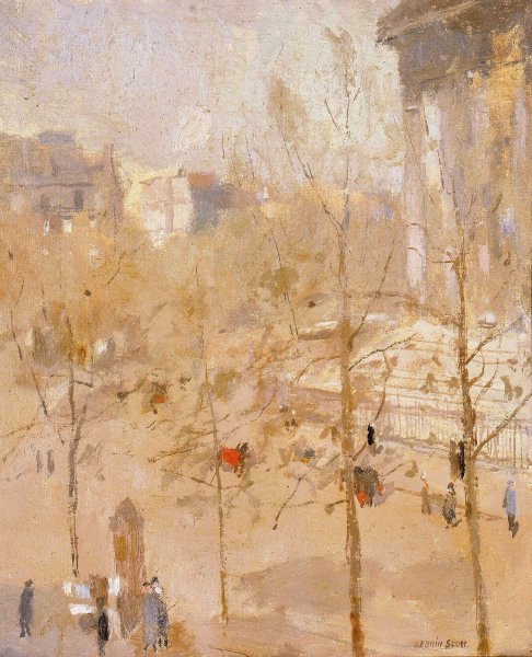 La Madeleine no. II by Frank Edwin Scott - Hand-Painted Oil Painting Reproduction