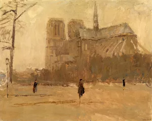 Notre Dame no. I by Frank Edwin Scott Oil Painting