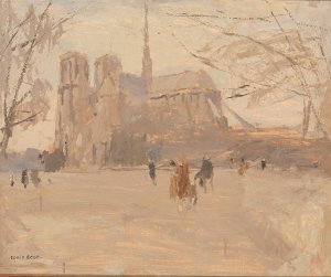 Notre Dame no. II by Frank Edwin Scott Oil Painting