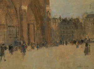 Notre Dame no. III by Frank Edwin Scott Oil Painting