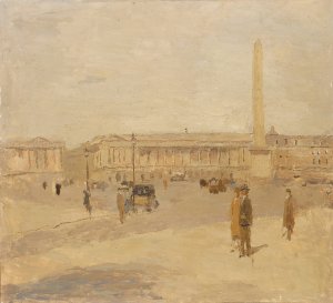 Place de la Concorde no. III by Frank Edwin Scott Oil Painting