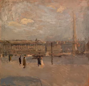 Place de la Concorde no. IV-A by Frank Edwin Scott Oil Painting