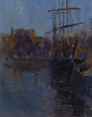 Porte de Cherbourg Oil painting by Frank Edwin Scott