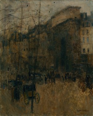 Porte St. Martin no. I by Frank Edwin Scott Oil Painting