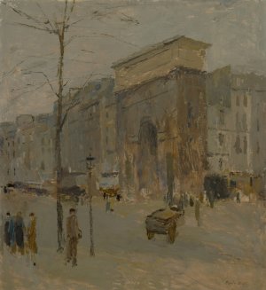 Porte St. Martin no. II by Frank Edwin Scott Oil Painting
