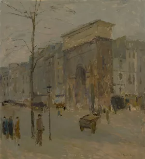 Porte St. Martin no. II by Frank Edwin Scott Oil Painting