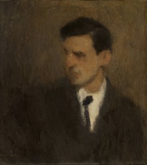 Portrait de Jeune Homme by Frank Edwin Scott Oil Painting