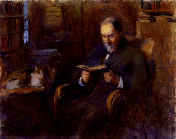 Portrait of Sanford Saltus of New York  by Frank Edwin Scott - Hand-Painted Oil Painting Reproduction