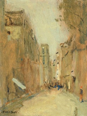Rue San Jacques, Paris by Frank Edwin Scott Oil Painting