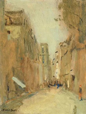 Rue San Jacques, Paris by Frank Edwin Scott Oil Painting