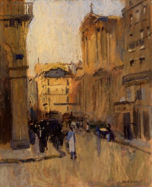 Saint Roche Church by Frank Edwin Scott Oil Painting