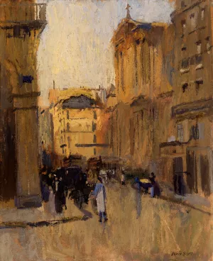 Saint Roche Church by Frank Edwin Scott Oil Painting