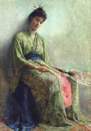 Somnolence Oil painting by Frank Edwin Scott