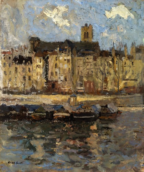 St. Gervais by Frank Edwin Scott - Hand-Painted Oil Painting Reproduction