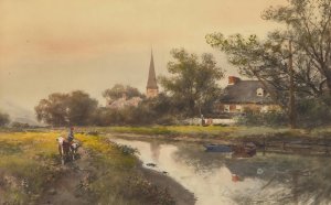 Untitled by Frank F. English Oil Painting