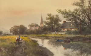 Untitled by Frank F. English Oil Painting