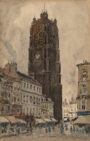 Dunkerque by Frank Myers Boggs Oil Painting