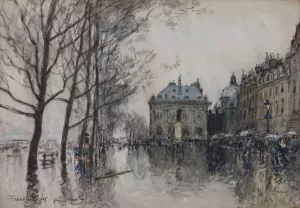 Le quai Malaquais by Frank Myers Boggs Oil Painting