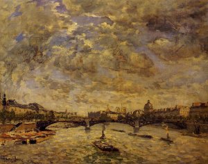 The Pont Carousel, Paris by Frank Myers Boggs Oil Painting