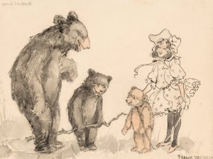 Adventures of a Teddy Bear I by Frank Ver Beck Oil Painting