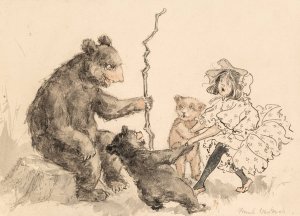 Adventures of a Teddy Bear II by Frank Ver Beck Oil Painting