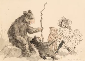 Adventures of a Teddy Bear II by Frank Ver Beck Oil Painting