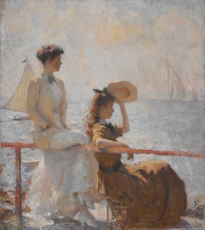 Summer Day by Frank Weston Benson   Oil Painting