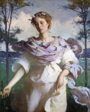 Summer by Frank Weston Benson   Oil Painting