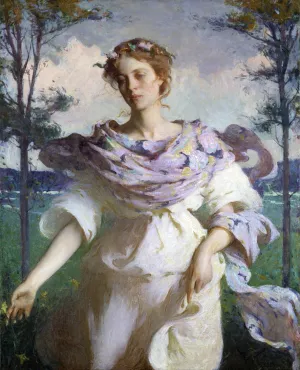 Summer by Frank Weston Benson   Oil Painting
