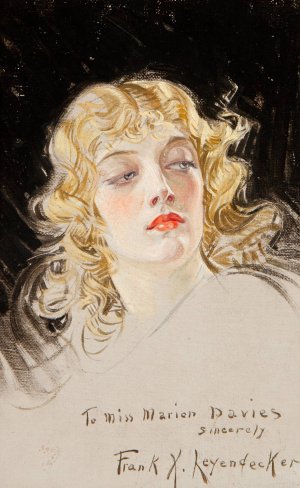 Marion Davies by Frank Xavier Leyendecker Oil Painting