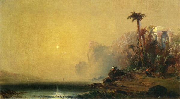 Main Product Photo of Greek Ruins Painting by Franklin D Briscoe