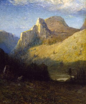 Castle Creek Canyon, South Dakota by Franklin De Haven Oil Painting