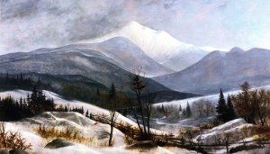 Mount Lafayette by Franklin J. Stanwood Oil Painting