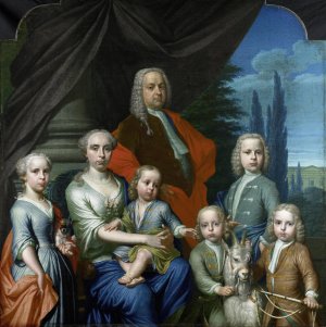 Willem Philip Kops by Frans Decker Oil Painting