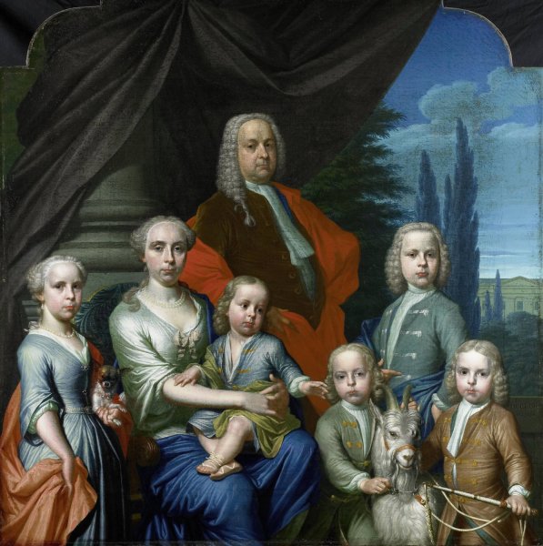 Willem Philip Kops  by Frans Decker - Hand-Painted Oil Painting Reproduction