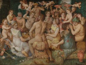 Banquet of the Gods by Frans Floris Oil Painting
