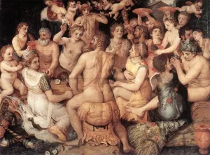 Banquet of the Gods by Frans Floris - Oil Painting Reproduction