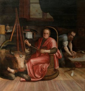 Saint Luke by Frans Floris Oil Painting