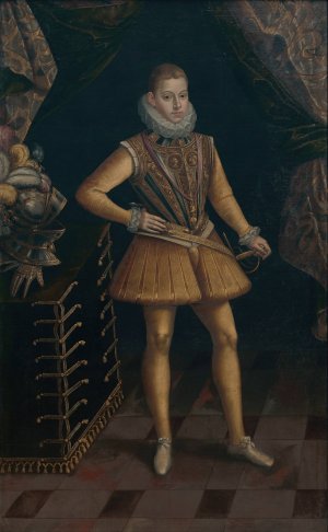 Philip of Asturias, later Philip III of Spain by Frans Francken The Elder Oil Painting
