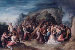 Road to Calvary Oil painting by Frans Francken The Younger